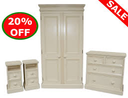 Looking for ideas for your bedroom? Solid Wood Interiors Solid Pine Bedroom Furniture Set Cream Painted
