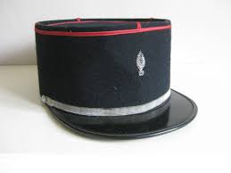 French Military Kepi Military Cap Fun Decor Military Cap Velvet