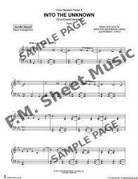 Reflection mulan easy piano sheet music guitar chords walt disney. Into The Unknown Frozen 2 Easy Piano By Panic At The Disco F M Sheet Music Pop Arrangements By Jennifer Eklund
