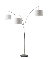By safavieh (3) piedmont 71 in. Adesso Trinity 3 Arc Floor Lamp Satin Steel Color Satin Steel Finish Corrosion Resistant Scratch Proof Lighting Buy Online In Bahamas At Bahamas Desertcart Com Productid 11918008