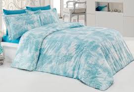 Abstract Saten Nevresim Takimi Double Set Mint Nevresim Takimi Nevresim