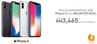 Browse our used iphone x phones online today! U Mobile Announces That The Apple Iphone X Is Now Available From Rm3465 Rm200 Mac City Voucher Technave