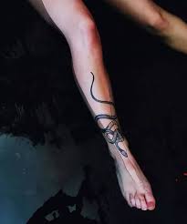 Amazing Snake Tattoo Designs Tattoo Kits Tattoo Machines Tattoo Supplies丨wormhole Tattoo Supply Foot Tattoos For Women Foot Tattoos Snake Ankle Tattoo