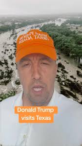 #DonaldTrump visits the flood site in #Texas