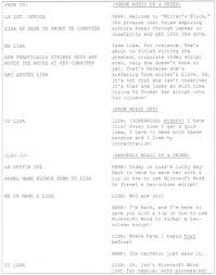 Two Column Split Page Script Format Pre Production Production Script Column Pre Production