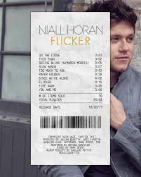 Flicker is the debut studio album by irish singer niall horan. Flicker Niall Horan Albumreceipts