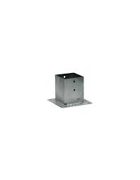 Support poteau platine 7cm x 7cm noir mermier. Pied De Poteau Bois Carre 7x7 Cm Sur Platine Simpson Kulturbois