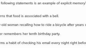 If you paid attention in history class, you might have a shot at a few of these answers. Memory Questions Practice Memory Khan Academy