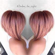 Rose Gold Hair Bob Hair Styles Short Hair Color Short Hair Styles