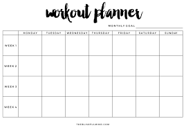 How To Actually Achieve Your Fitness Goals Fitness Planner