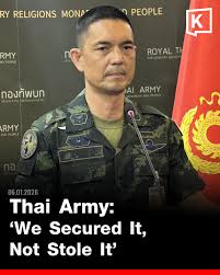 THAILAND REJECTS LOOTING CLAIMS: Army Defends "Sovereign Operations"  Against Illegal Border Encroachment BANGKOK — The Royal Thai Army has  flatly denied allegations from the Cambodian Human Rights Committee (CHRC)  claiming that Thai