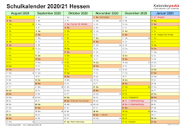 2021, 2022.download kostenlos, alle ferien hessen (sommerferien, herbstferien, winterferien) zum ausdrucken. Schulkalender 2020 2021 Hessen Fur Pdf