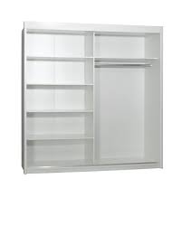 Large choix de produits retrait magasin livraison paiement 4x sans frais disponible découvrez nos offres. Armoire Garde Robe Arsala Blanche 200 Cm Deux Portes Coulissantes