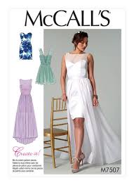 M7507 Formal Dress Patterns Evening Dress Patterns Sewing Dresses