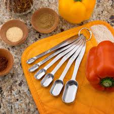 1 tablespoons (us) = 3.00002029 teaspoons (us) Measuring Spoons Sets Of 6 With Tablespoon Teaspoon 3 4 Tsp 1 2 Tsp 1 4 Tsp 1 8 Tsp Slim Design Measuring Cups For Dry Spices And Liquid Cooking Stackable Measuring Spoons Easy Storage S5628 Walmart Com Walmart Com