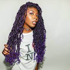 Purple Haze Boho Goddess Locs Boho Goddess Locs Boho Locs Braids For Black Hair