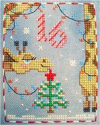 Gigi Giraffe 16 Of 25 Brooke S Books Publishing Advent Animals Free Cross Stitch Charts By Brooke Nolan Holiday Cross Stitch Cross Stitch Xmas Cross Stitch