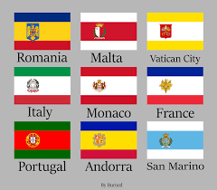 Though latin american countries share the memory of colonialism and americans not really knowing where anyone but mexico is, each is special and unique in its own way. All The Latin Countries Of Europe In The Style Of Spain Vexillology