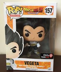 Funko dragon ball z pop! You Will Receive This Gamestop Exclusive Vegeta Funko Pop 157 He S Never Been Out Of Box But Due To Shelf Life T Vinyl Figures Pop Vinyl Figures Funko Pop