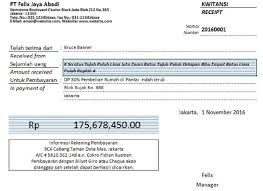 Check spelling or type a new query. Contoh Kwitansi Pembayaran Perusahaan Dan Jual Beli Terlengkap