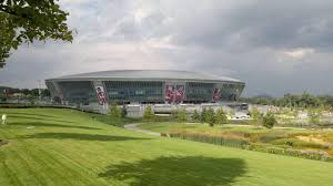 Their matches are played at the donetsk olympic stadium, where as recently as 2008 shakhtar played against barcelona, ac milan and roma in the champions league in front of 25,000 fans. Donbass Arena Donetsk The Stadium Guide