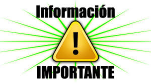 Resultado de imagen de IMPORTANTE