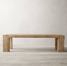Reclaimed English Beam Rectangular Dining Table In 2020 Rectangular Dining Table Dining Table Rectangular