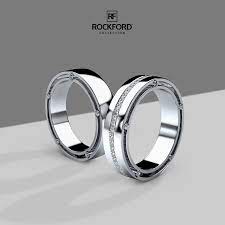 Franklin Modern Classic Men S Diamond Rings By Rockfordcollection Style Wb006 Shop At Www Men Diamond Ring Mens Wedding Bands Unique Black Wedding Rings