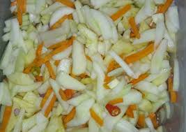 Acar sangat baik bagi tubuh karena merupakan makanan yang menyehatkan dan banyak mengandung vitamin dari buahnya. Langkah Mudah Resep Acar Mentimun Nanas Dan Wortel Yang Enak