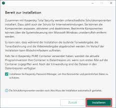 Installieren Von Kaspersky Total Security