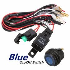 How to wire your light bar to function as a stand alone light or come on automatically with your high beams, using only one switch!switch. 40a 12v Led Light Bar Wiring Harness Relay On Off Switch For Jeep Off Road Vehicles Atv Alexnld Com