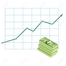 money dollar rising chart graph information graphic chart