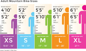 Mountain Bike Frame Sizing Chart Best Mountain Bike Brands