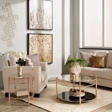 If you have the depth for it, an ottoman or coffee table where people can prop their feet up is always a. Our Best Living Room Furniture Deals Gold Living Room Decor Gold Living Room Black And Gold Living Room