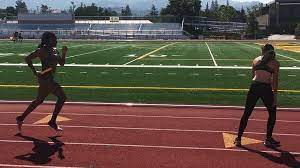 The sets of blue triangles are both for the 4x400 relay. Track And Field Coaching Education