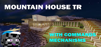 This minecraft tutorial will show you how to build a mountain house block for block! Mountain House Tr Minecraft Pe Maps