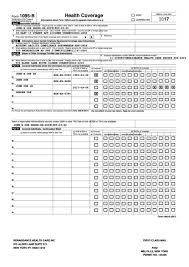 Many individuals will receive aca information statements from their employer or coverage provider by early march in 2017 about their 2016 health insurance coverage: Form 1095 B Health Coverege 2017 Printable Pdf Download