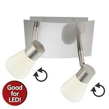 Decken spots, deckenstrahler & weitere innenleuchten kaufen und von den vorteilen bei home24 deckenstrahler sind die ideale beleuchtung, wenn du in deinen vier wänden einzelne ecken. Deckenstrahler 2flammig Schwenkbar Weiss Creme Gu10 Flur Lampe Decke Deckenlampe Ebay