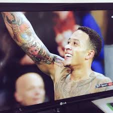 Body art • tattoos • foot quote tattoo. Sam ãƒƒ On Twitter Man United S New Signing Memphis Depay Seems A Big Fan Of Pokemon Among Other Games Jiggly Tattoo Http T Co Gf684nbgob