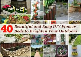 Simply add a stone edge and mulch to pretty up plain flower beds in a snap. 40 Beautiful And Easy Diy Flower Beds To Brighten Your Outdoors Diy Crafts