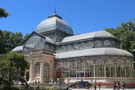 The crystal palace was a cast iron and plate glass structure, originally built in hyde park, london, to house the great exhibition of 1851. Hd Wallpaper Crystal Palace Madrid Spain Architecture Glass Modern Architecture Wallpaper Flare