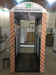 Disinfecting Tunnel Entrance Gates Design Spray Booth Interior Lighting