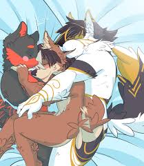 Cuddles by galo < Submission | Inkbunny, the Furry Art Community