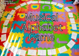 Play To Learn The Alphabet With Musical Alphabet Like Musical Chairs An Active Way To Review Lette Musical Alphabet Game Learning The Alphabet Play To Learn