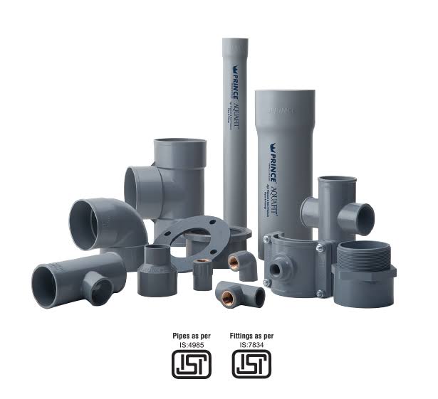 PRINCE AQUAFIT PVC PIPES AND FITTINGS product image
