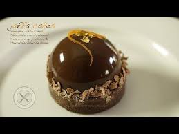Chocolate Espresso Mousse Cakes With Mango Filling And Chocolate Mirror Glaze Youtube Jaffa Cake Jaffa Cake Recipe Desserts