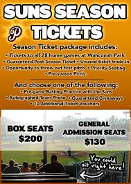 Pittsfield Suns Season Tickets