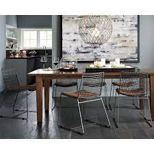 | chairs └ furniture └ home & garden all categories antiques art automotive baby books business & industrial cameras & photo cell phones & accessories clothing, shoes & accessories coins. Basque Honey Dining Tables Crate And Barrel