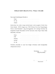 Pasti acara belajar ke sekolah jadi batal kan. 40 Surat Izin Orang Tua Untuk Kuliah Background
