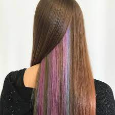 Auburn pops nicely against dark chocolate hues. 20 Pretty Peekaboo Highlights You Need To See Now